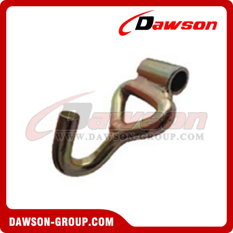 Zinc Plated Single J Hook with Tube