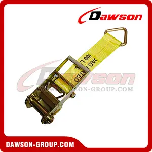 4 inch Ratchet Strap Short End with Delta Ring
