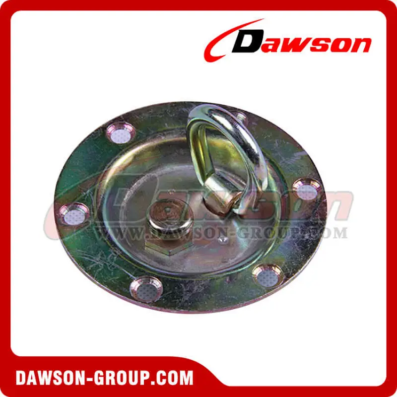 BS 1,360kgs/3,000lbs Recessed Rotating Rope Ring - Bolt On or Weld on