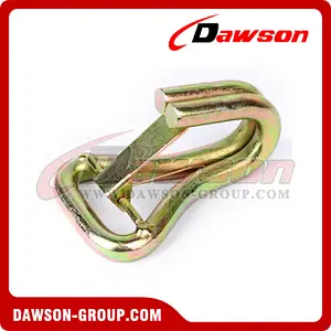 DSWH35302 BS 3000KG6600LBS 35mm Galvanized J Type Wire Hook with Latch