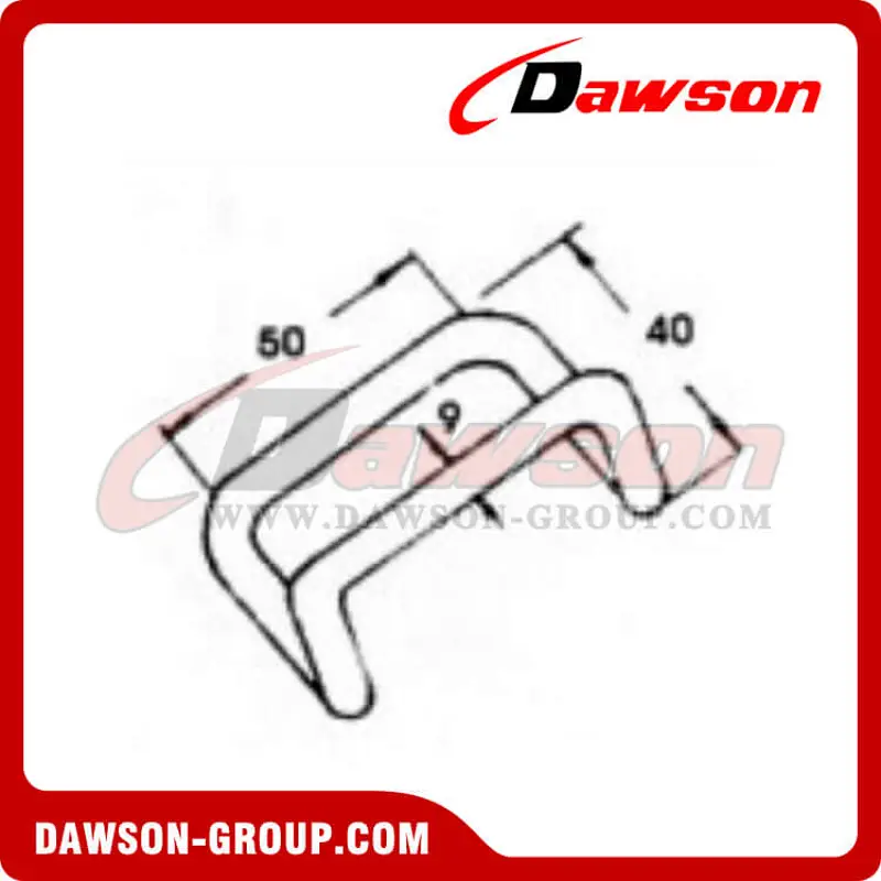 DSWH50151 BS 1500KG3300LBS Stainless Steel Rave Hook