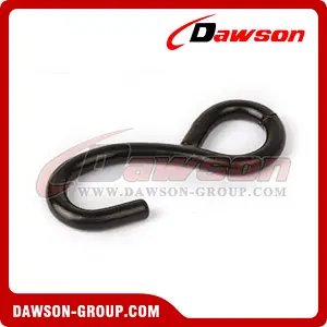 DSSH25051B BS 500KG1100LBS Forged Steel S Hook with Black CoatingDSSH25051B BS 500KG1100LBS Forged Steel S Hook with Black Coating