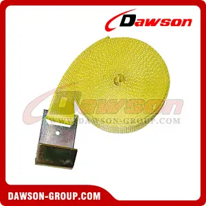 2 inch Custom Winch Strap with Flat Hooks