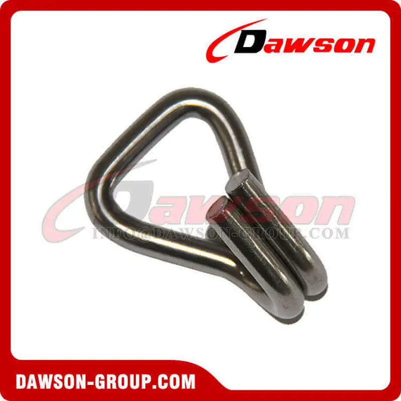 WH2508S BS 800KG / 1760LBS Stainless Steel AISI 304 1 Inch Double J Hook