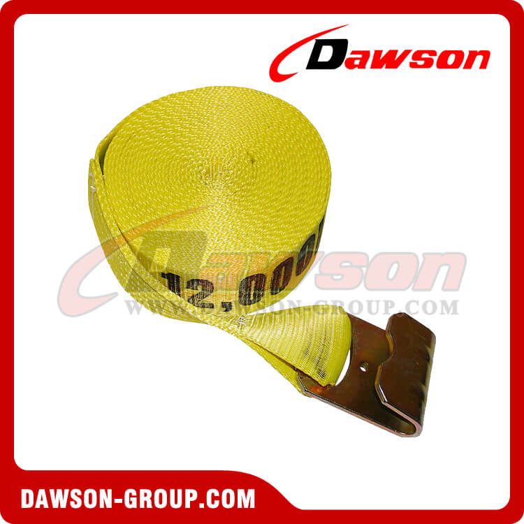 3 x 30' Winch Strap with Flat Hooks - Dawson Group - china manufacturer supplier