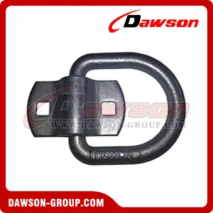 12 D-Ring With Double-Hole Bracket - Flatbed Truck Tie Down Accessories