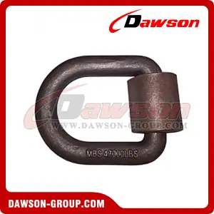 Forged D-Ring With U Bracket - Flatbed Truck Tie Down Accessories