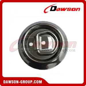 PPE-6SS BS 545kgs/1200lbs Stainless Steel Recessed Tie Down Rope Ring - Pan Fitting