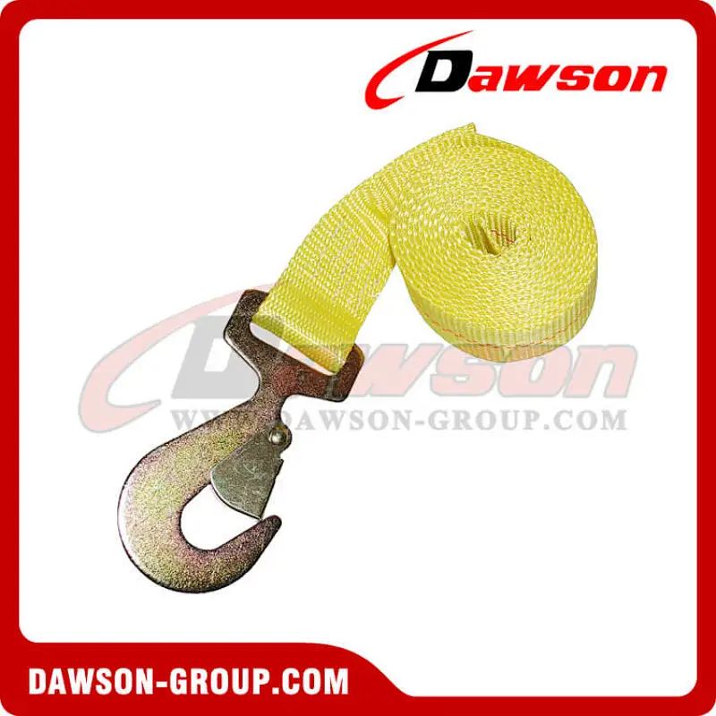 2 inch Winch Strap with Flat Snap Hook