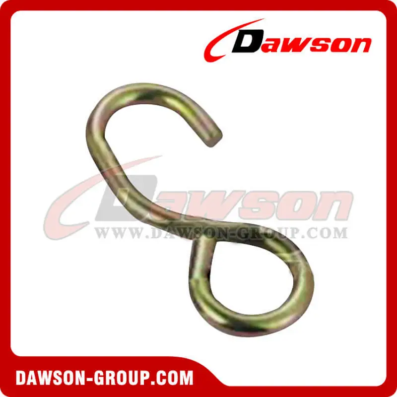 DSWHS008 BS 1000KG 2200LBS S Hook With Zinc Plated