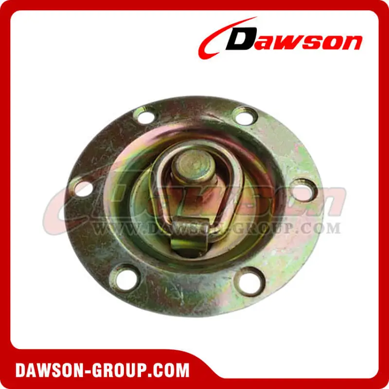 PPE-14 BS 1360kgs3000lbs Recessed Rotating Rope Ring Bolt-on or Weld-on - Rotating Pan Fitting