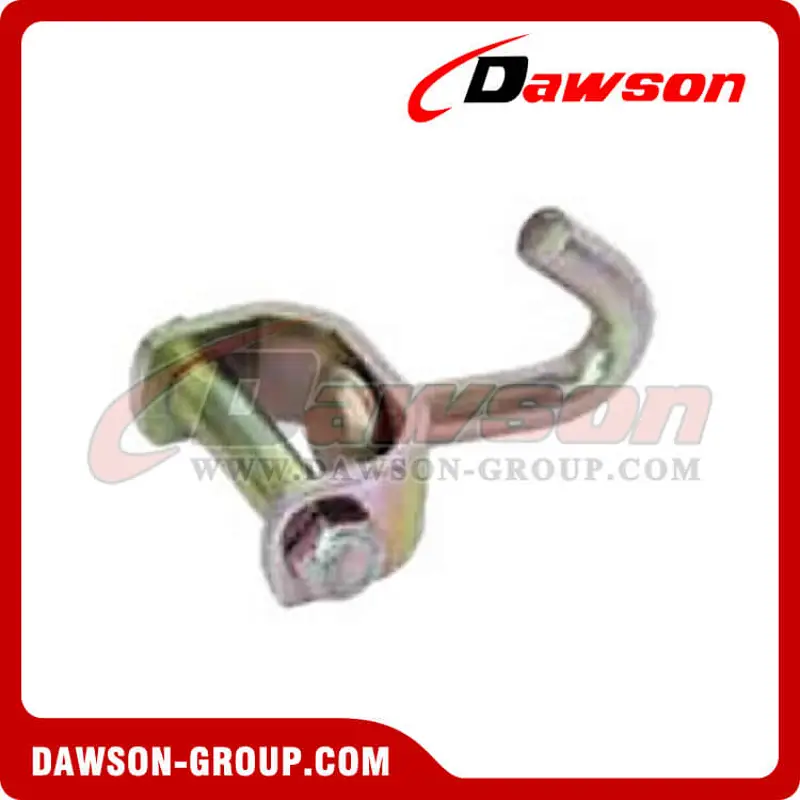 PSJ-50N BS 5500KG12100LBS 2 inch Swivel J Hook with Bolt and Nut(short)