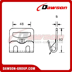 DSFH50502 Flat Hook