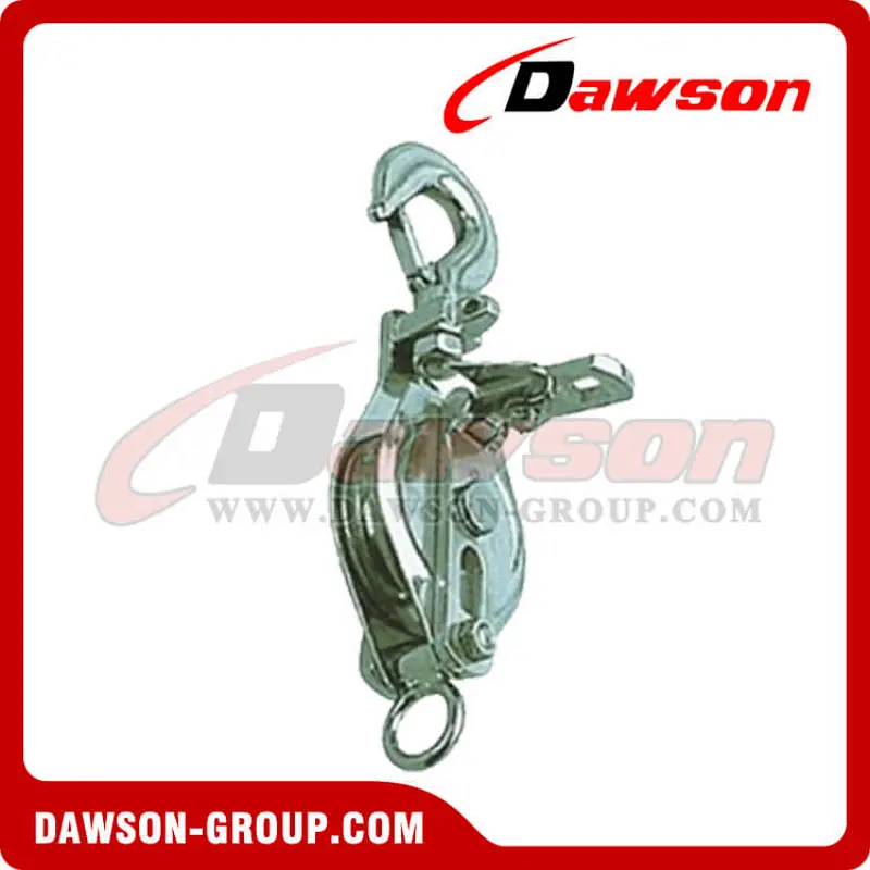 DS-B150 Stainless Steel Open Type Block With Single Wheel