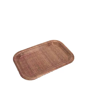 Wholesale Rectangle Shape and full print new design food serving trays