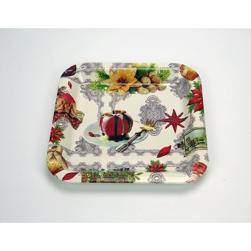 Clear square PP plastic tray,large deep square shallow plastic tray,promotion gifts plastic tray
