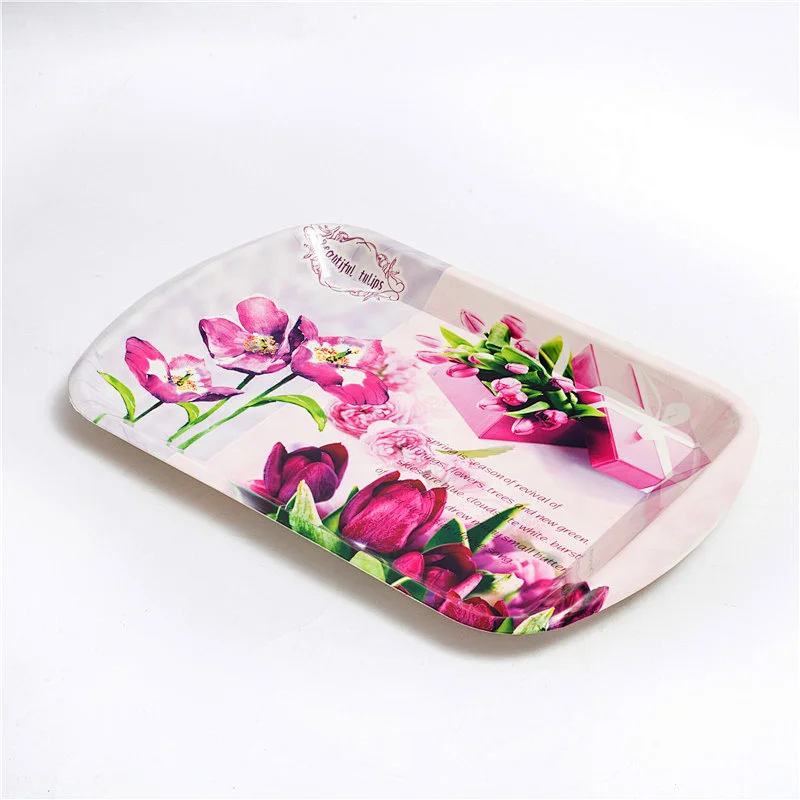 Hot  factory plastic tray with handle wholesale cheap kitchen plastic tray