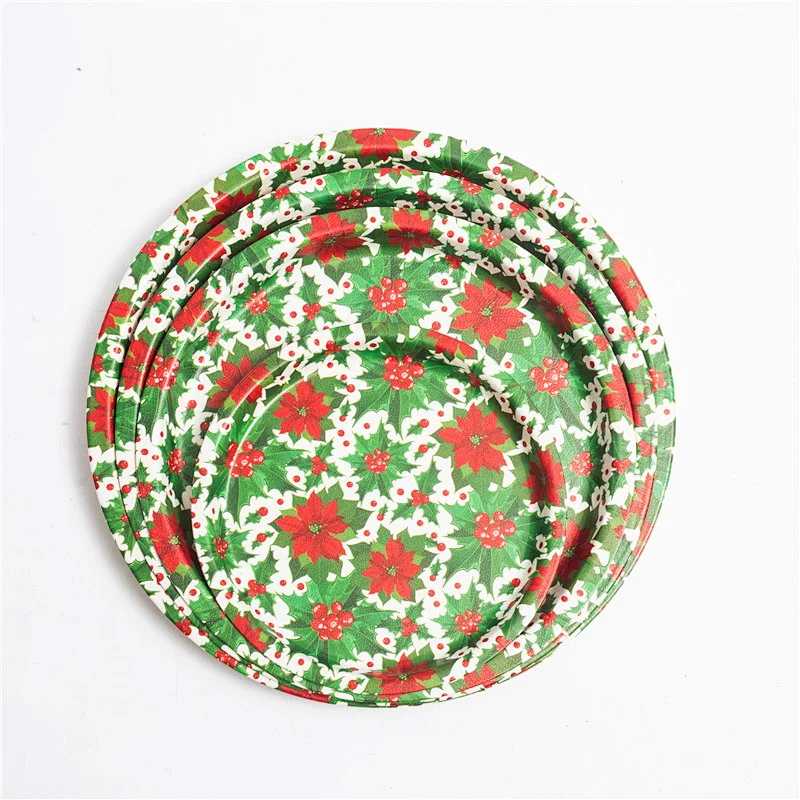 High quality Diameter 35 cm  round shape cheap factory serving tray for hotel