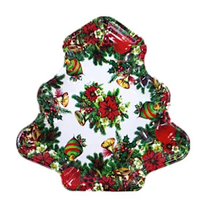 customized for restaurant serving plastic tray ,printed holiday plastic tray,plastic christmas tray