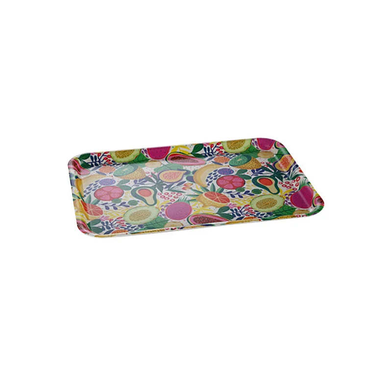 new mould promotion gift flower design rectangle plastic cheap tray