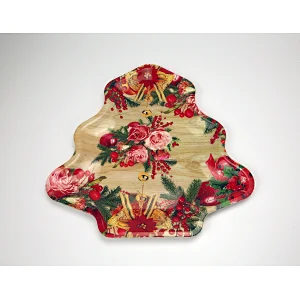 customized for restaurant serving plastic tray ,printed holiday plastic tray,plastic christmas tray