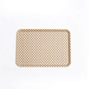 Hot sell Reusable eco bio reusable plastic tray fast food serving trays