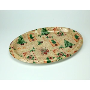 promotion Cake plastic tray printed plastic tray custom plastic serving  tray