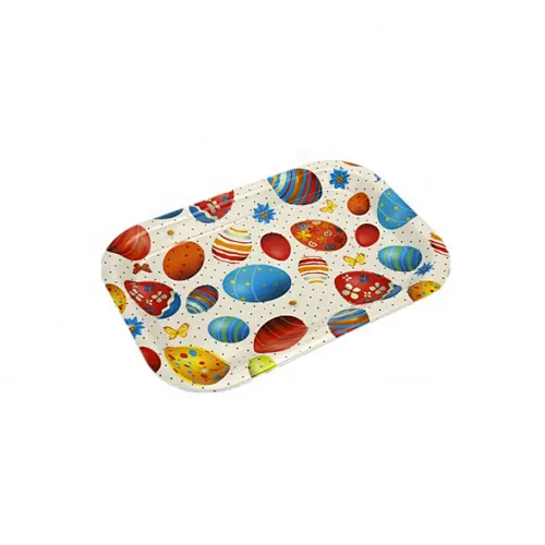 Wholesale plastic print candle for home decor washing machine tray
