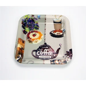 custom style ecofriendly reusable high quality square tray
