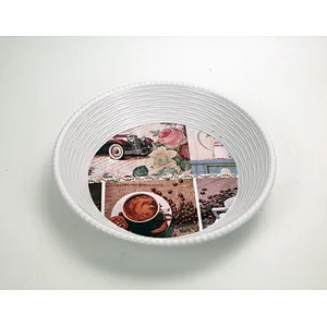 Eco-Friendly custom melamine  compartment  cheap food serving tray