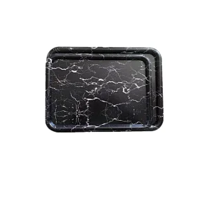 Hot sell Reusable eco bio reusable plastic tray fast food serving trays