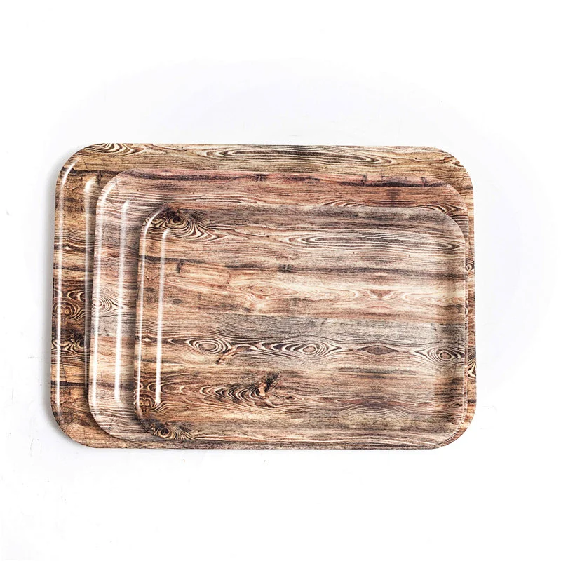 Clear rectangular PP plastic tray,large size ,beautiful and decorative rectangular dinner  plastic tray