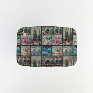custom flat rectangular plastic serving tray,bar serving plastic tray,large  tray