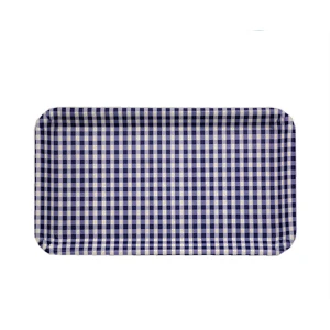 Wholesale hot selling  wave mini clear japanese  wood design print fruit PP tray