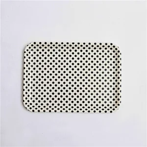 Hot sell Reusable eco bio reusable plastic tray fast food serving trays