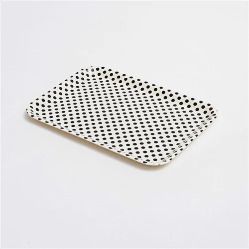 Wholesale hotel service supplies rectangle non slip drink print seving tray