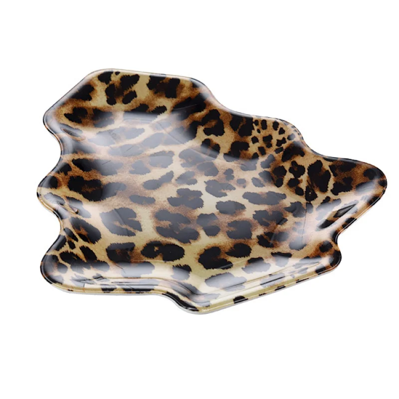 flower decorative plastic tray,dry fruit christmas tray,decorative plastic serving tray