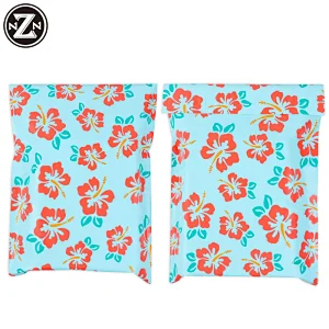 Biodegradable custom logo colored poly mailer express plastic mailing packaging bags for magazine