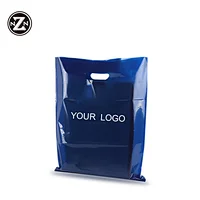 bio degradable Custom printed plastic shopping bag shopping die cut bag plastic packaging bag with own logo