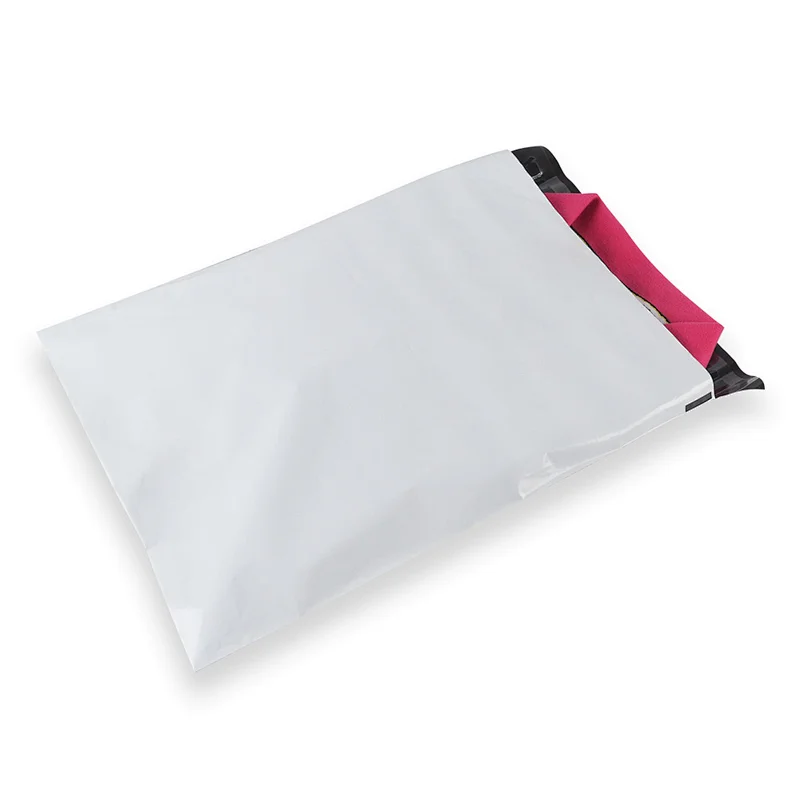 waterproof high quality white poly mailers courier envelope mail bag for packing shipping clothing