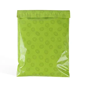 biodegradable corn starch green pineapple luxury mailer envelope courier packaging shipping bag with custom logo