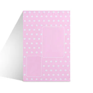 biodegradable pe plastic waterproof pink polybag mailing courier express envelope plastic package with customized logo