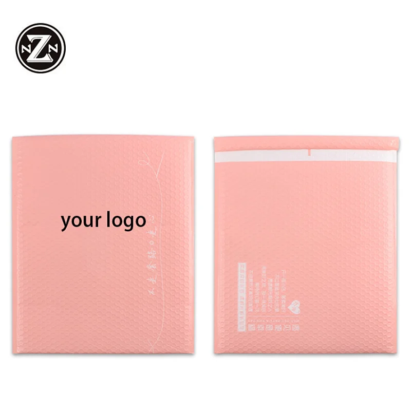 factory wholesale biodegradable A3 A4 A5 pink Post poly bubble mailer padded shipping envelope plastic packing bag