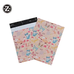 custom printed colored pattern poly mailers shipping envelopes courier plastic packaging bags for postal