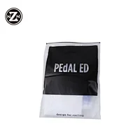 Resealable transparent custom polybag packaging clear plastic poly bags for clothing/garment packaging