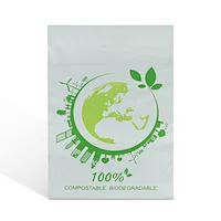 2020 hot sale 100% biodegradable eco cornstarch compostable mail envelope packaging shipping bag for clothes