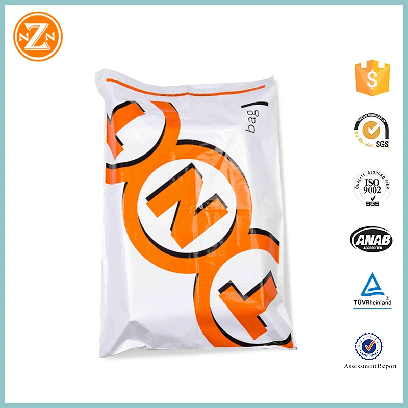 Custom poly colored plastic mail bag printed color postal shipping bags pe self adhesive poly mailers  courier bag