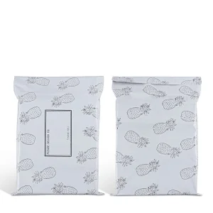 eco friendly wholesale customized printing fill pattern white poly mailer envelopes plastic mailing bag for shipping clothes