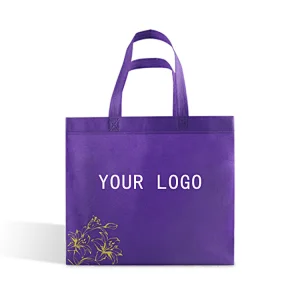 factory sale fabric laminated non woven fabric side gusset carry shopping packaging bag for supermarket