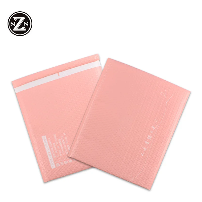 factory wholesale biodegradable A3 A4 A5 pink Post poly bubble mailer padded shipping envelope plastic packing bag